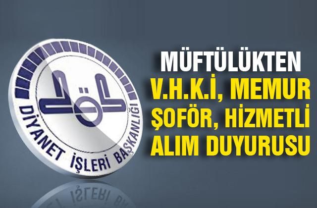 İzmir Müftülüğü Münhal Kadro İlanı