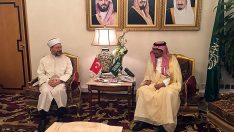 Erbaş, Suudi Arabistan Hac ve Umre Bakanını ziyaret etti