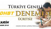Türkiye Geneli Dhbt Deneme Sınavı Yarın Başlıyor !