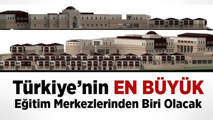 Türkiye’nin en büyük Diyanet Eğitim Merkezlerinden biri inşa ediliyor