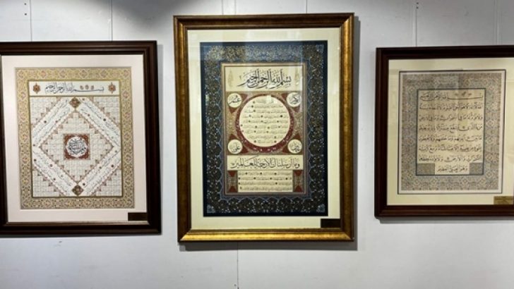 İslam Medeniyetinin Sanata Yansıması temalı tezhip ve minyatür sergisi açıldı