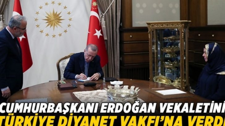Cumhurbaşkanı Erdoğan kurban vekaletini TDV’ye verdi