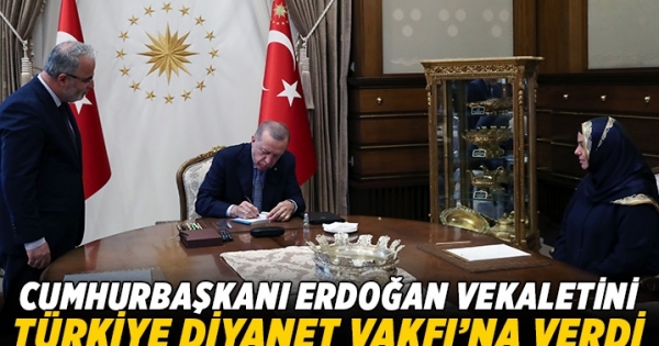 Cumhurbaşkanı Erdoğan kurban vekaletini TDV’ye verdi