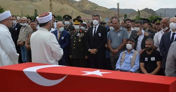 Şehit Piyade Uzman Çavuş Taşkın, Erzurum’da dualarla uğurlandı