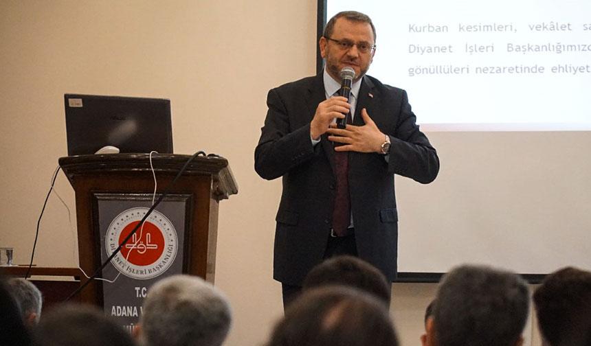 Genel Müdür Kondi, Adana’da vekaletle kurban bağışı çağrısında bulundu
