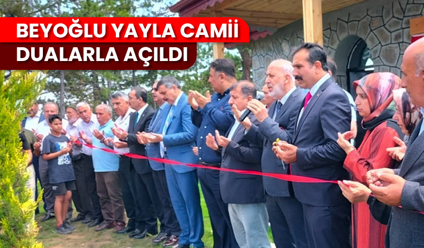 Beyoğlu Yayla Camii dualarla açıldı