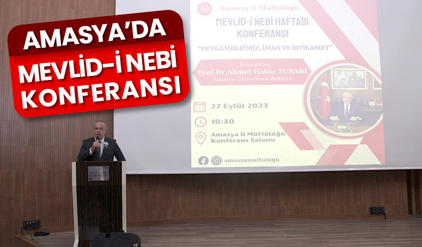 Amasya’da Mevlid-i Nebi konferansı – Diyanet Haber