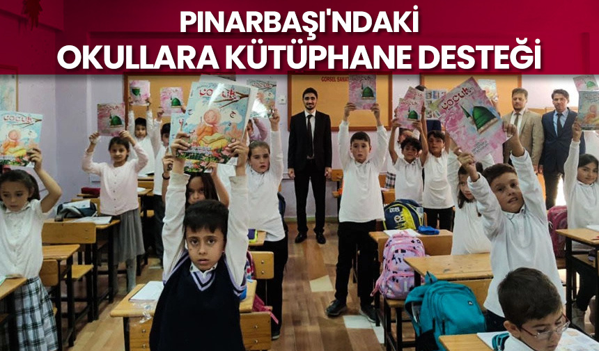 Pınarbaşı’ndaki okullara kütüphane desteği – Diyanet Haber